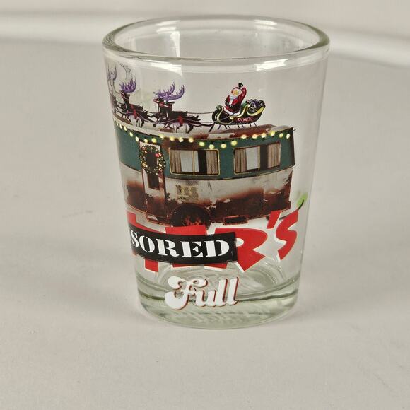 Christmas Vacation Shot Glass Set 4pc Clark Griswold 1.5oz Holiday Drink Bar - Picture 9 of 16